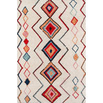 Momeni - Momeni Novogratz Bungalow Olivia Bun-6 Moroccan Rug, Multi, 3'6"x5'6" - Happiness shines through this collection of brightly colored, defined geometric designs juxtaposed against super soft, extra plush area rugs.