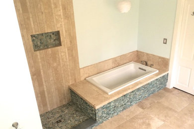Example of an eclectic bathroom design in Other