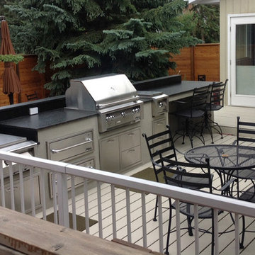 Deck Custom Grill Station