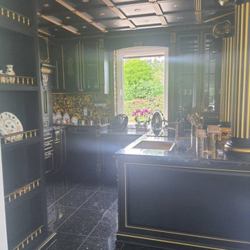 Custom made cabinets for whole house in Hamburg Germany