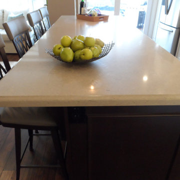 Kitchen wall removal to introduce Island