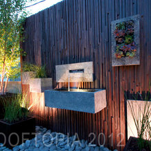 side yard waterfall