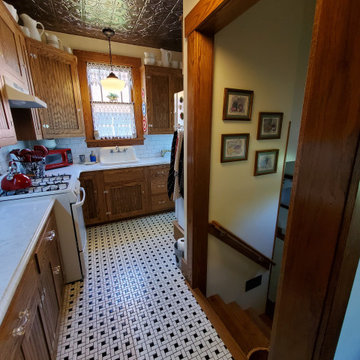 kitchen and stair remodel