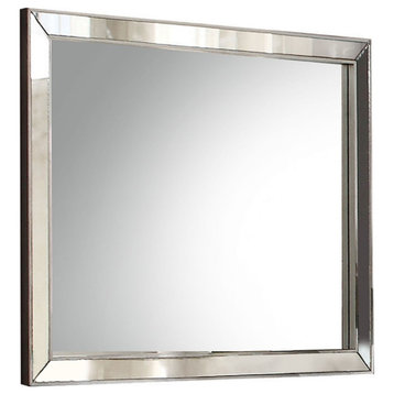ACME Voeville II Rectangular Mirror in Silver