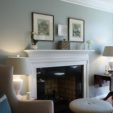 Custom Residence: Living Room