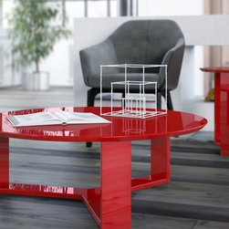 Markel Red Coffee Table - Coffee Tables