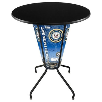 Lighted U.S. Navy Pub Table