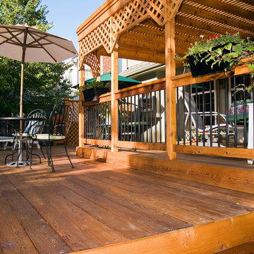Karlisch - Cedar deck in KC with pergola.