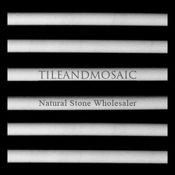 Bianco Dolomiti Marble Italian White Dolomite Bullnose Pencil Molding Polished - Products