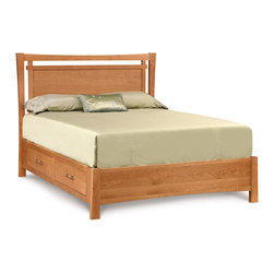Monterey Cherry Storage Bed - Platform Beds