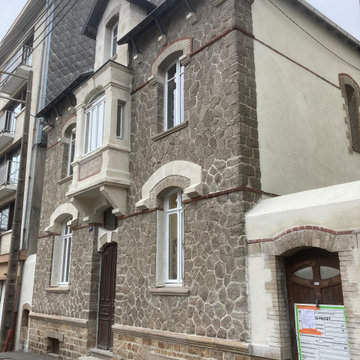 Rénovation des façades d'une maison de ville