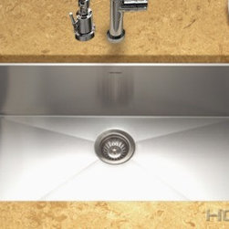 Houzer Contempo Series 32" x 18" Undermount Gourmet Single CTG-3200 - Kitchen Sinks