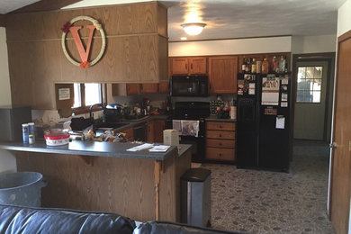 Inspiration for a rustic home design remodel in Other