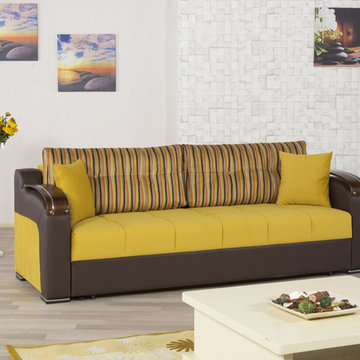 Divan Deluxe Signature Sofa Bed | Sarp Mustard