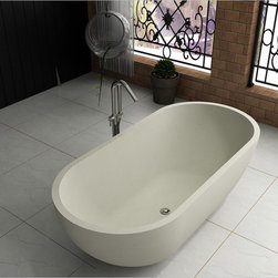 designer stone bathroom ware from the pietra bianca collection - Bathtubs