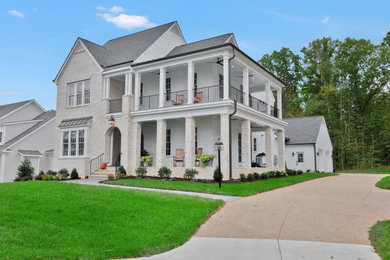 Inspiration for a country exterior home remodel in Richmond