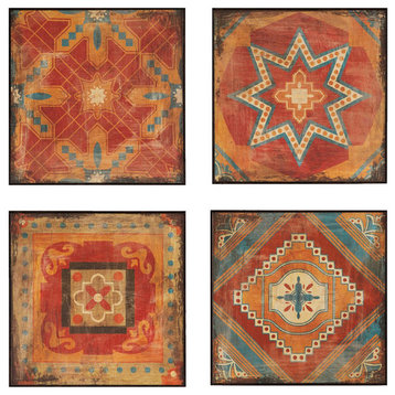 Madison Park 4-Piece Moroccan Tile Gel Coat Deco Box Set