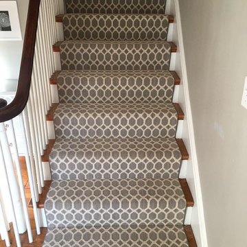 Geometric stair runner, Tuftex Carpet