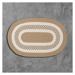 Flowers Bay Rug, Cuban Sand, 5x7 - Farmhouse - Outdoor Rugs - by ...