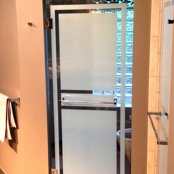 Decorative Shower Door Film