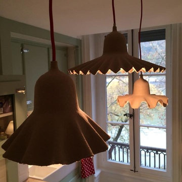 Rénovation d'un cuisine dans un style rétro