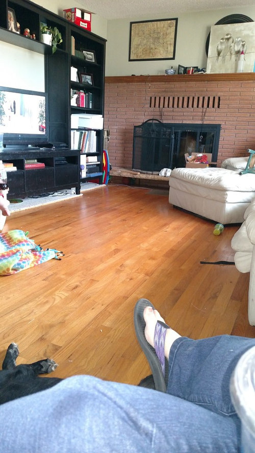 wax finish 1960s wood floors how to clean