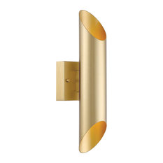 Skyler Up and Down Light Wall Sconce, Luxor Gold