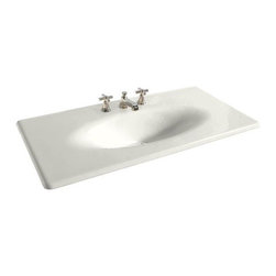 KOHLER - KOHLER Iron/ Impressions 43" Cast Iron One-Piece Surface - Bathroom Sinks