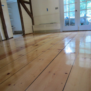 WATER MILL ANTIQUE EASTERN WHITE PINE FLOOR REVIVED!