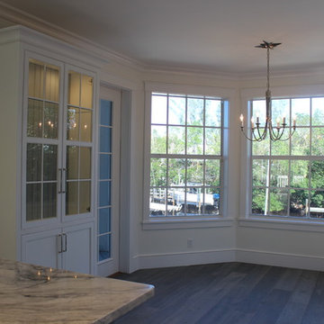 Custom Kitchen Cabinetry and Built-In China Cabinet