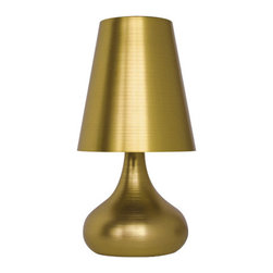 Lampe &agrave; poser touch m&eacute;tal dor&eacute; - Table Lamps