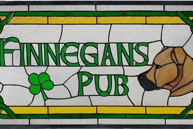 Home Bar Stained Glass Signs