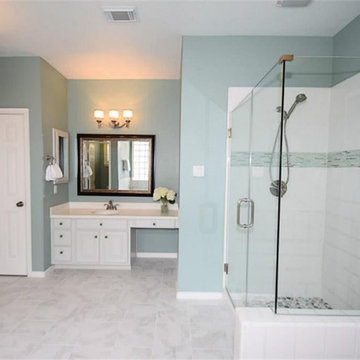 Green Trails Bathroom Makeover