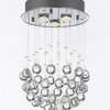 Modern Chandelier Rain Drop Crystal Ball Ceiling Lamp