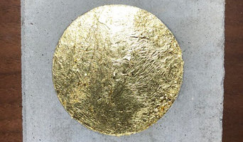 コンクリート　タトゥー　金箔