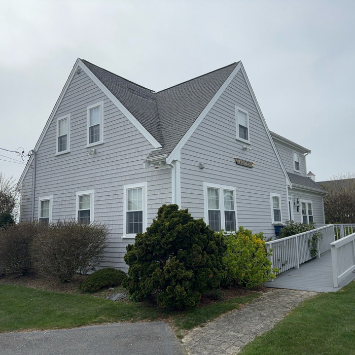 A view of the house outside