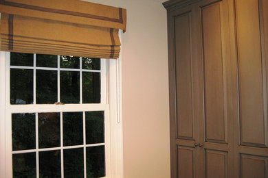 Custom Cabinetry and Window Treatment