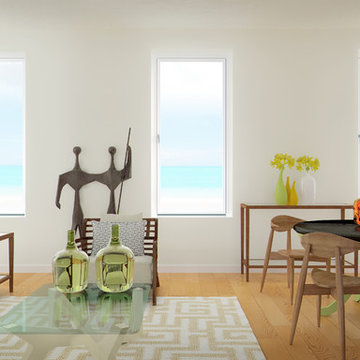 California Oceanfront Living Room