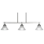 Toltec Lighting - Toltec Lighting 2636-BN-451 Odyssey 3 Island Light Shown In Brushed Nickel Finis - Odyssey 3 Island Lig Brushed Nickel *UL Approved: YES Energy Star Qualified: n/a ADA Certified: n/a  *Number of Lights: Lamp: 3-*Wattage:100w Medium bulb(s) *Bulb Included:No *Bulb Type:Medium *Finish Type:Brushed Nickel