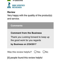 Testimonials - Products