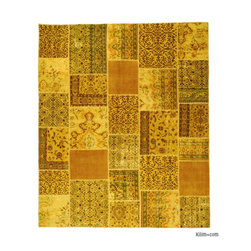 Overdyed Anatolian Patchwork Rug - Rugs