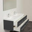 Emotion Persepolis Bathroom Furniture, 144 cm, Anthracite Semi-Gloss