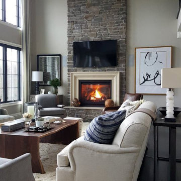 Picture Frame mantel model 4113 - Zander Homes