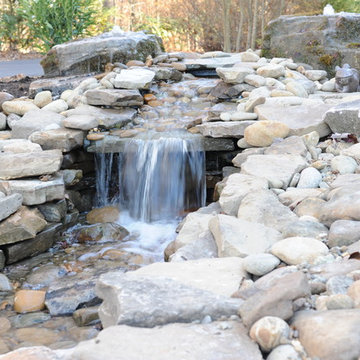 Custom Landscape with Water Features