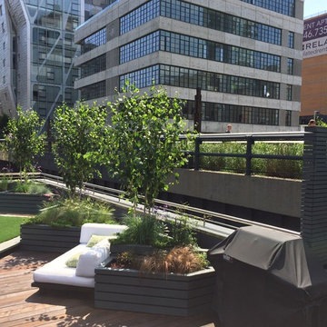 Highline facing roof garden