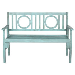 Transitional Outdoor Benches by Safavieh