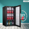 Equator SLIM 18in Freestanding Beverage Refrigerator 3.2 cf 117 cans 110V Black