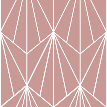 Quartz Peel and Stick Floor Tile, Pink, Box