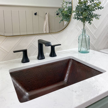 Hawking 20" Dual Flex Bathroom Sink in Copper