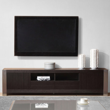 B-Modern Composer TV Stand | Grey & Ebony